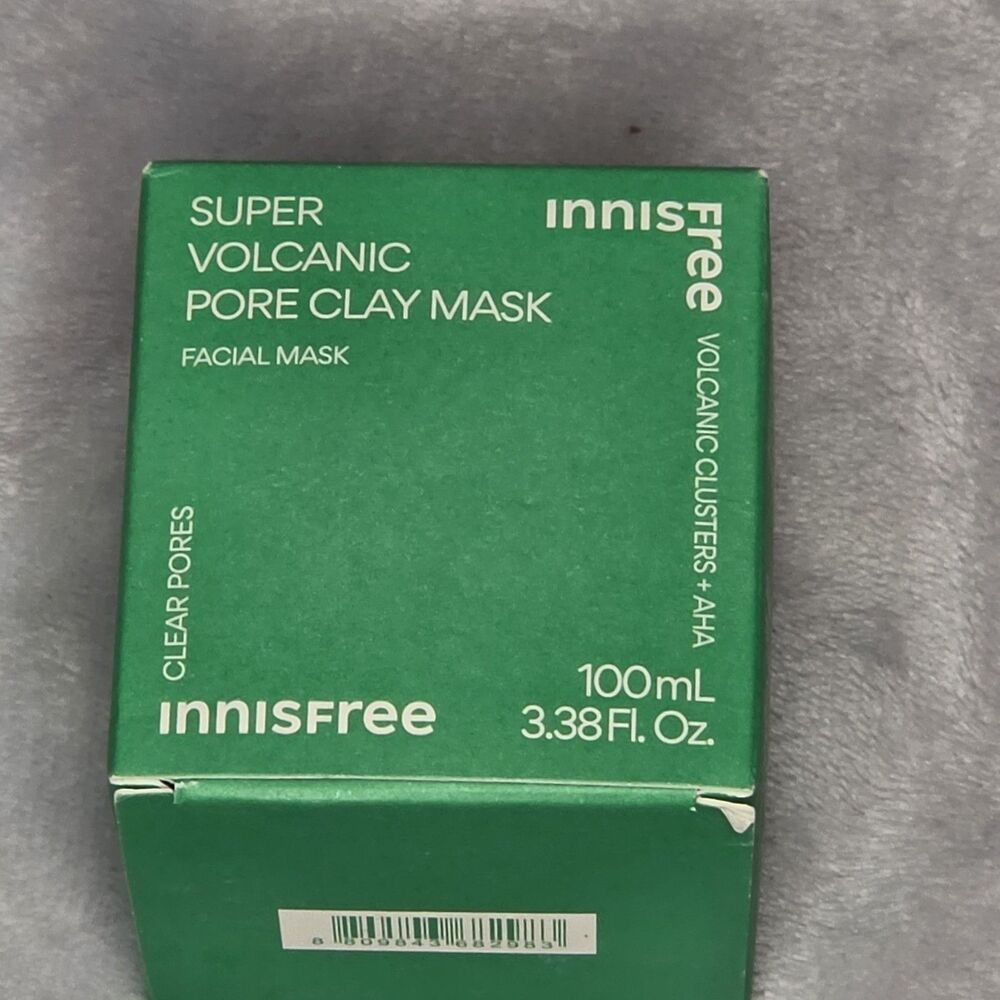 Innisfree Super Volcanic Pore Clay Mask 100mL 3.38oz New Sealed Exp 2027